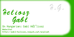 heliosz gabl business card